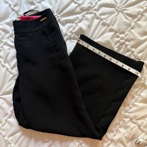 Ted Baker black wide leg capris